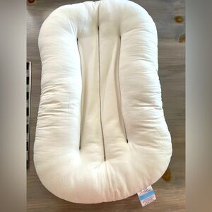 SnuggleMe lounger and cover, natural color